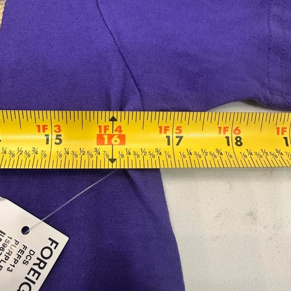 NWT Foreign Exchange Shirt Mens XS Purple Classic Tee - Picture 5 of 6